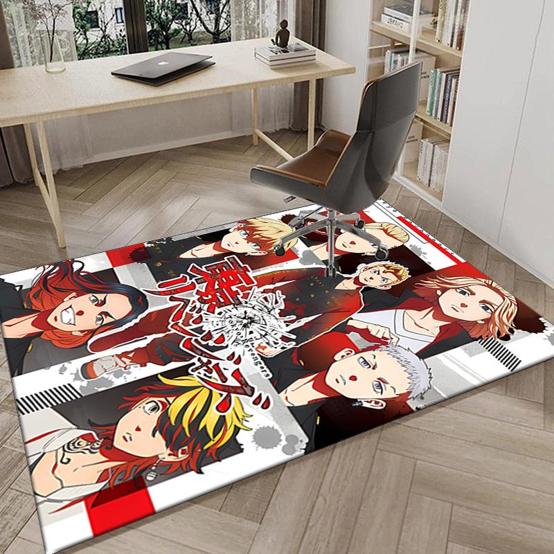 Tokyo anime Carpet, Chair Rug,Rug for Office Bedroom living rooms, Doormat decor Fan Gift Christmas Gift