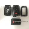 Ford Car Key Case for Mondeo, Focus, Mustang, Explorer, F150, Territory - Carbon Fiber Pattern Shell
