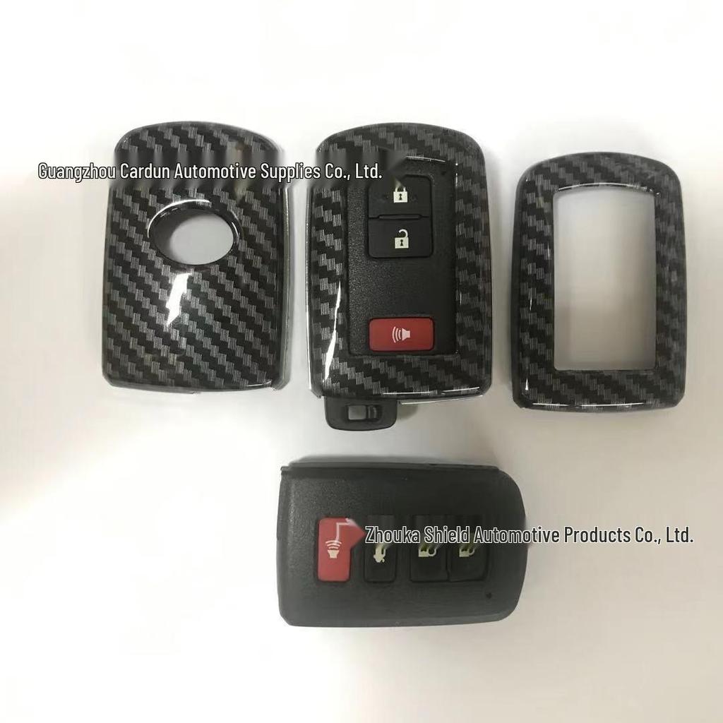 Ford Car Key Case for Mondeo, Focus, Mustang, Explorer, F150, Territory - Carbon Fiber Pattern Shell