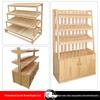 Wooden Bread & Pastry Display Rack for Stores