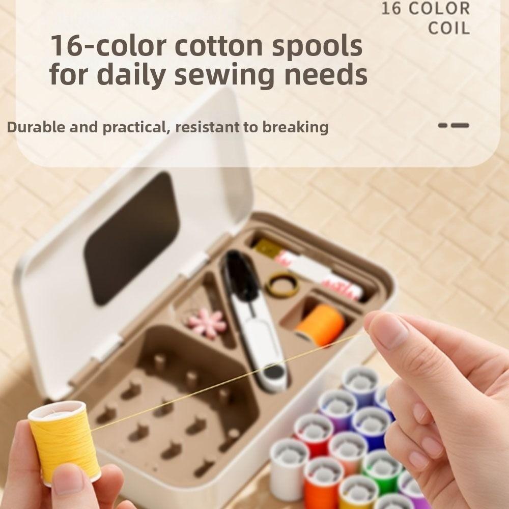 Magnetic Sewing Tool Kit Multifunctional Needle And Thread Kit Needle Thread Box  Craft Projects