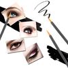 50 Adet Tek Kullanımlık Eyeliner Fırçaları Ince Fiber Kafa Eyeliner Krem Aplikatör Göz Kozmetik Fırça Kapaklı Makyaj Güzellik Araçları