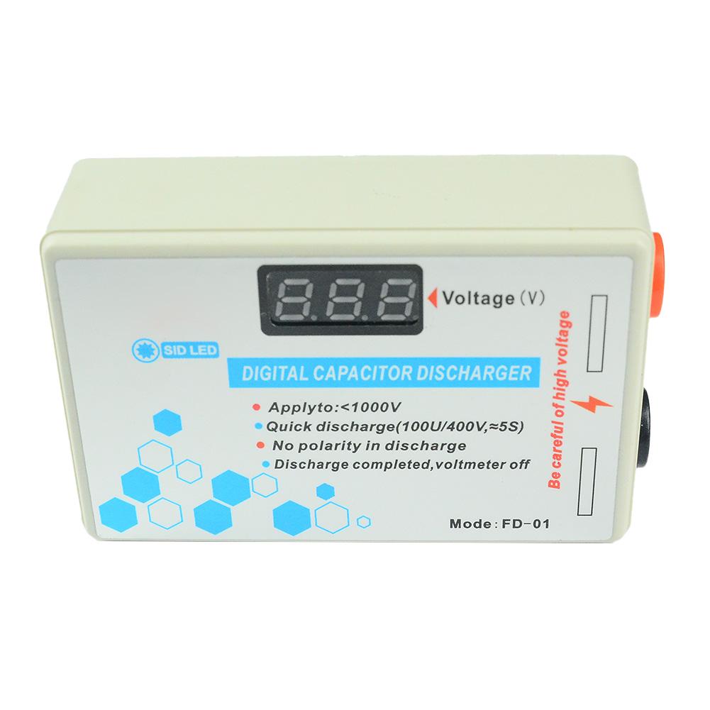 Digital Voltmeter For Repair Electric Probe Digital Capacitor Discharger No Polarity Discharge Test DC AC Voltage
