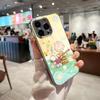 Cute Cartoon S-SnoopyS Phone Case For IPhone 17 Pro Max 15 Pro 16 14 Plus 12 13 Mini 11 Pro Shockproof Electroplated Glass Cove