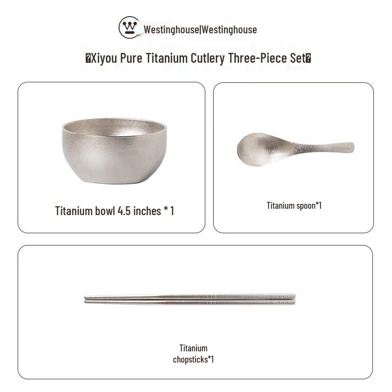 Westinghouse Pure Titanium Tableware Set