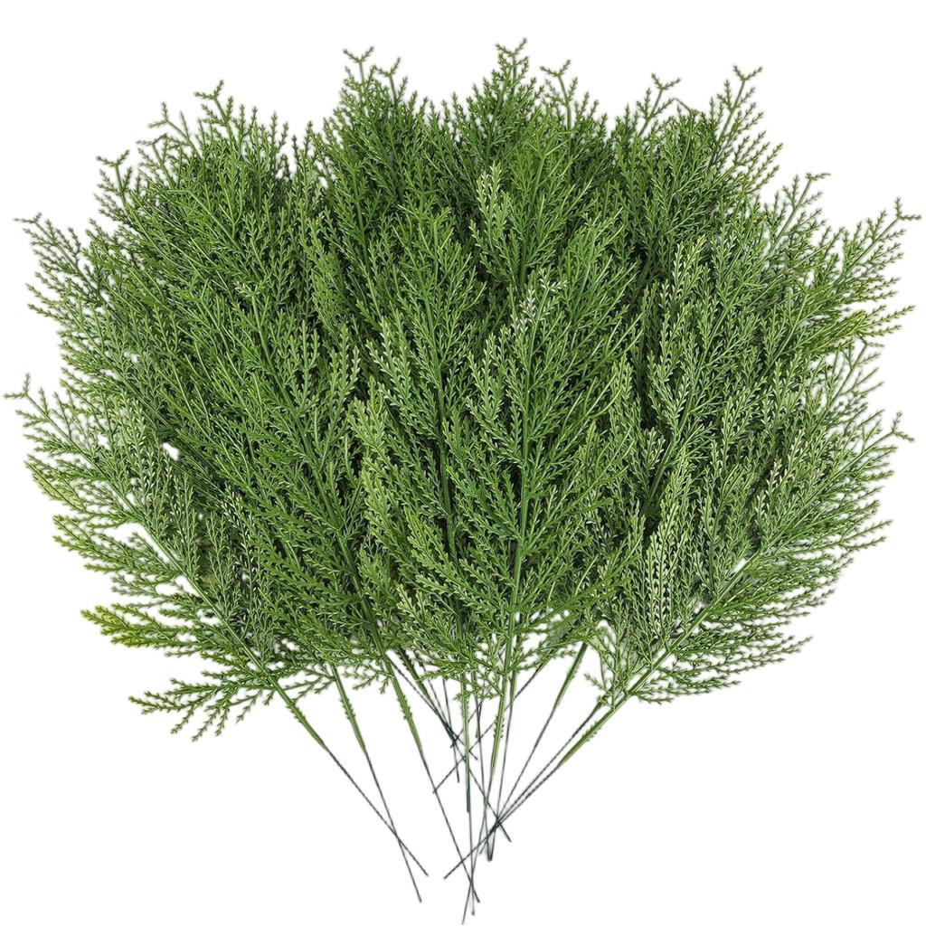 Faux Needles and Leaves, Artificial Branches for Floral Arrangements, Holiday Wreath Making, Home Decor