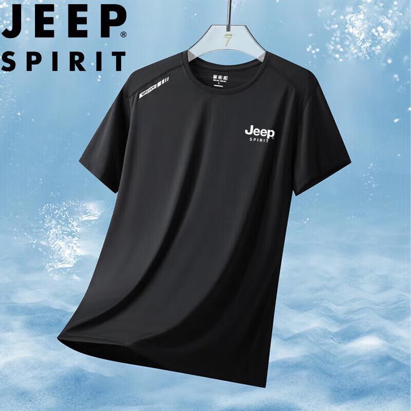 JEEP SPIRIT Men s Casual Quick-Dry Short Sleeve T-Shirt 34