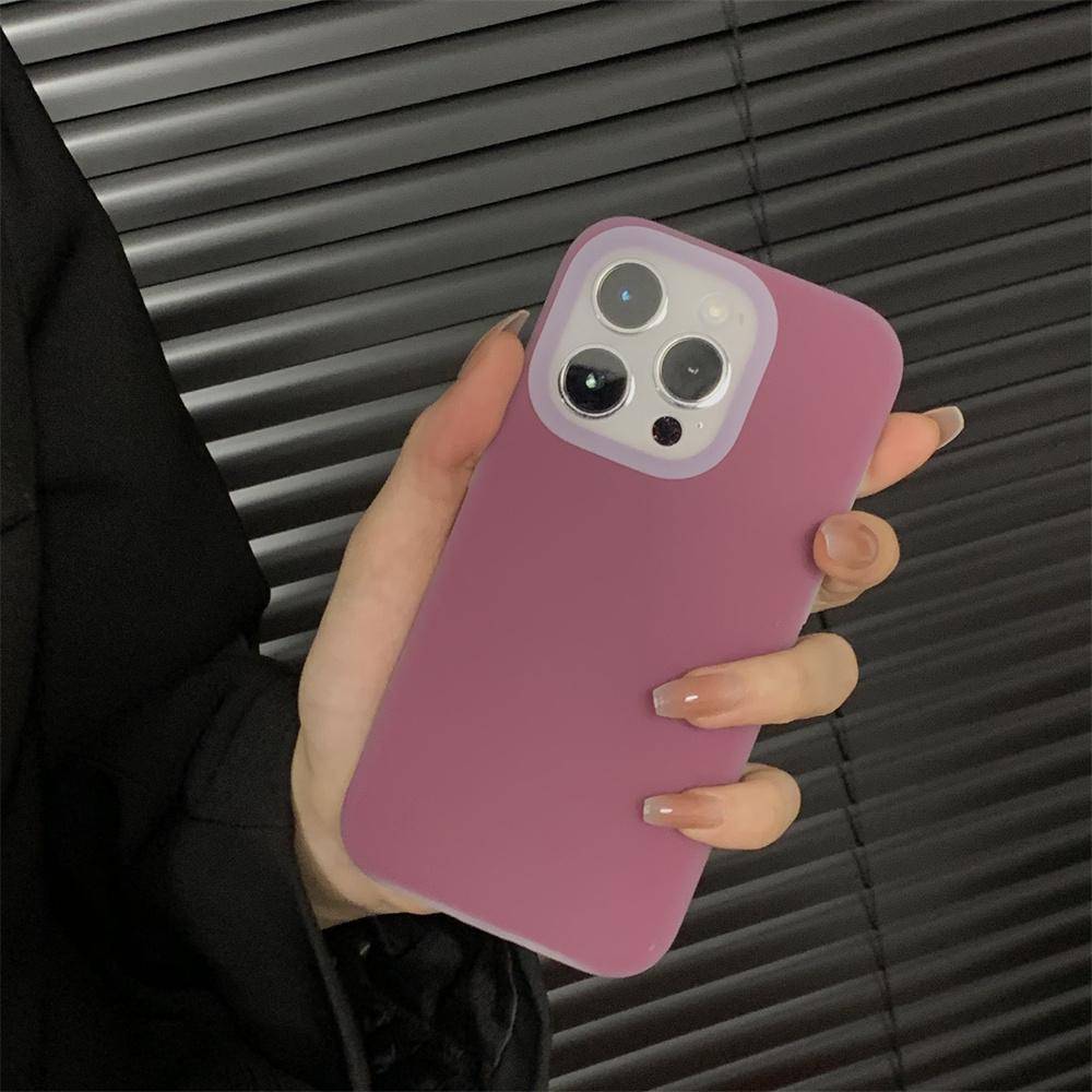 

Роскошный защитный чехол для камеры из матового желе для iPhone 15 14 13 12 Pro Max 11, шелковистый внутренний бархатный противоударный бампер For iPhone 15