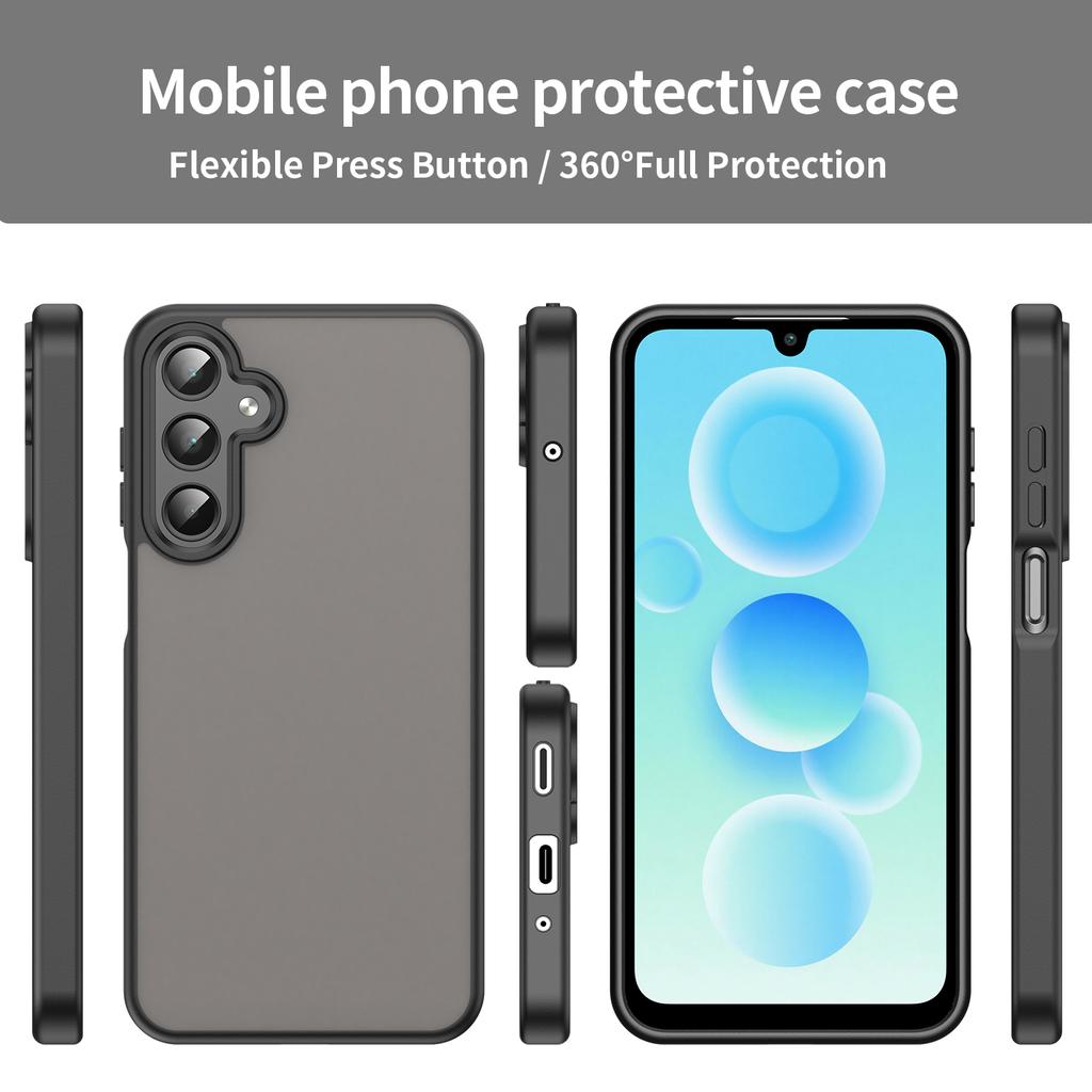 For Samsung Galaxy A16 4G/5G Case Skin Touch Matte Anti Drop TPU PC Phone Back Cover