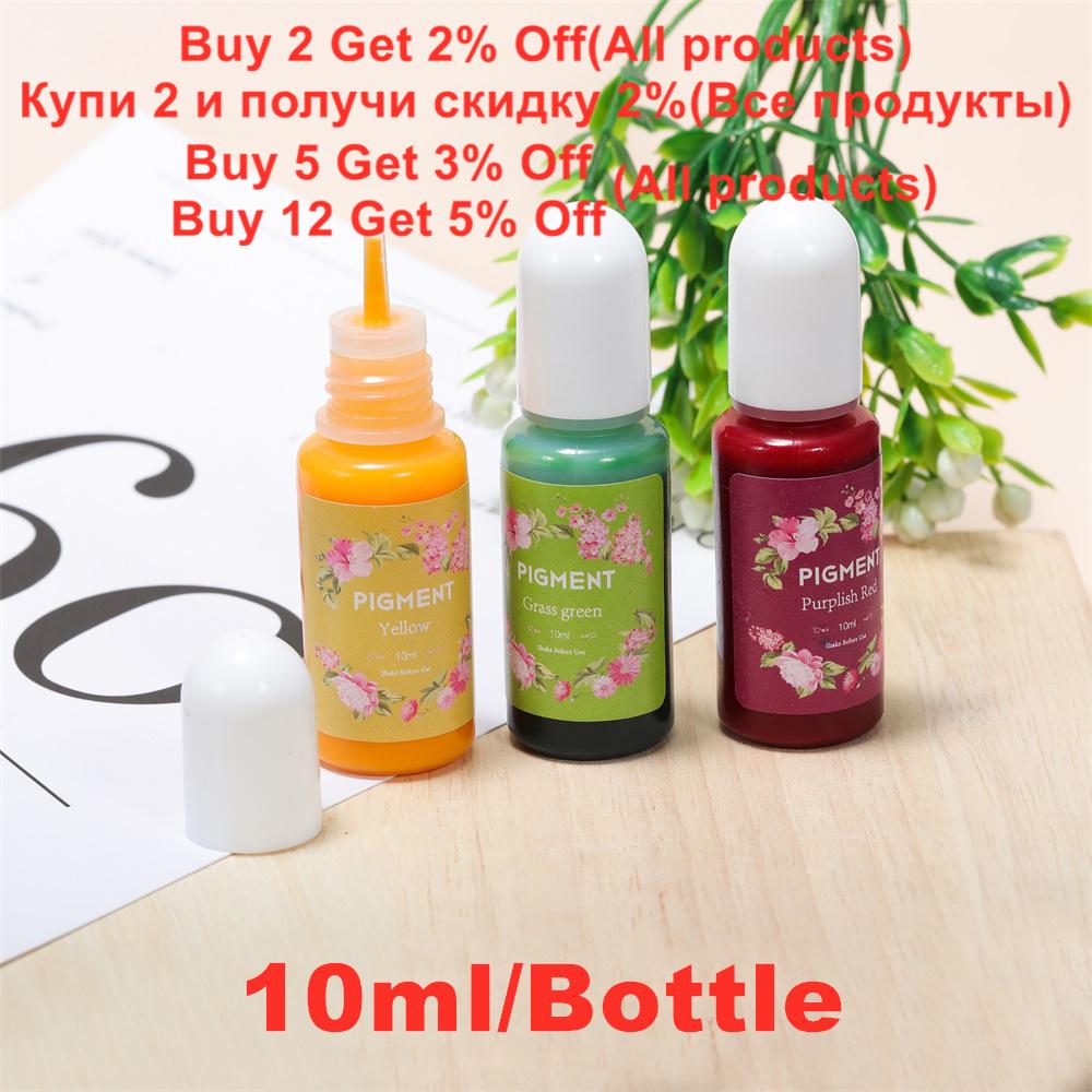 26 Farben 10ml Epoxidharz Pigment Flüssig Epoxid UV-Harz Farbstoff für DIY Harz Färbung Schmuckherstellung Handwerk Kunst