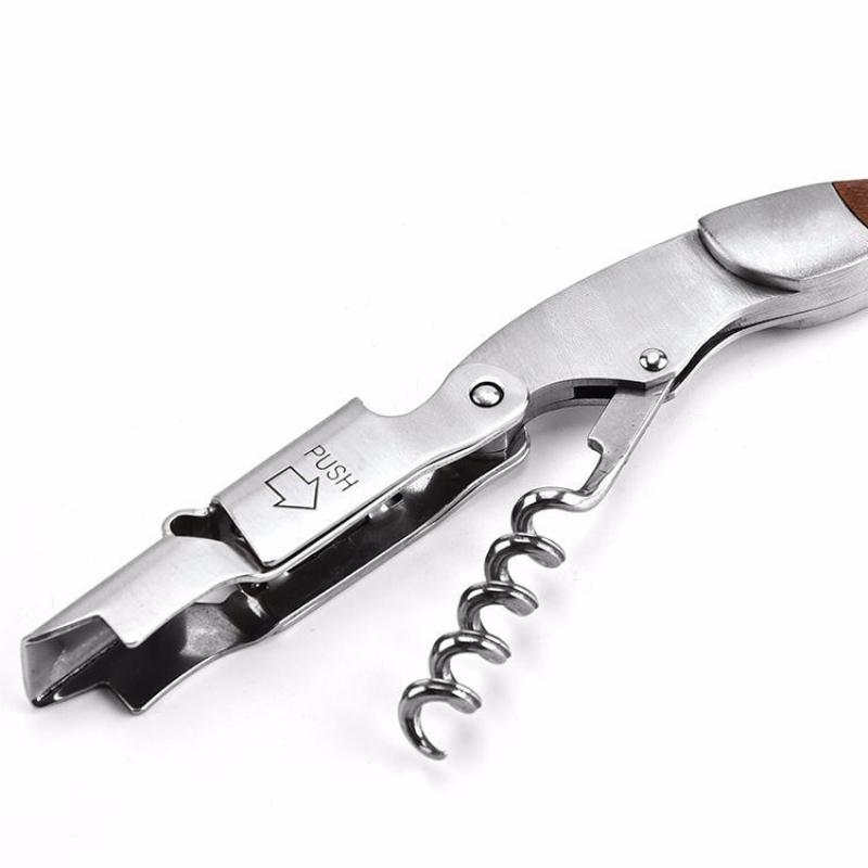 Multifunction Stainless Steel Wine Opener Portable Screw Corkscrew Bottle Opener Kitchen Bar Tools Accessories