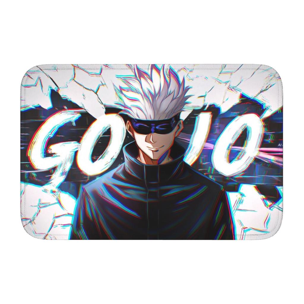 Custom S-Satorues G-Gojoes Doormat Non-Slip Entrance Welcome Kitchen Bath Floor Door Mat Toilet Living Room Carpet Rug