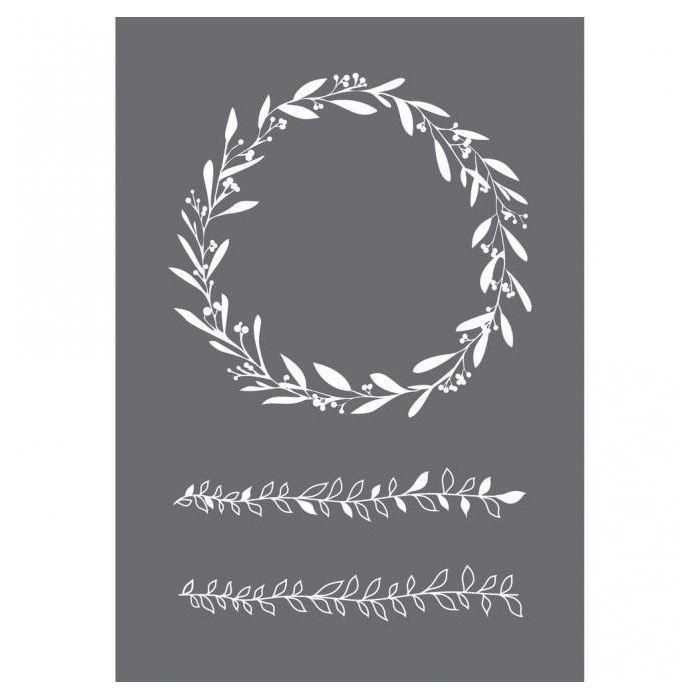 A5 Flower Crown Stencil + Spatula