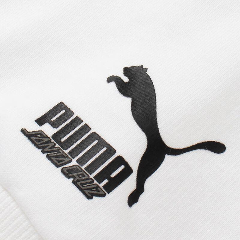 PUMA Sweatshirts Women's White Hooded Moderate Regular 532247-02