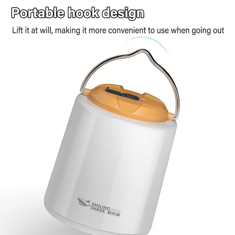 LED Camping Lights Built-in Battery USB Rechargeable Lamp Outdoor Tents Hanging Lantern Waterproof Night Light Emergency Light
