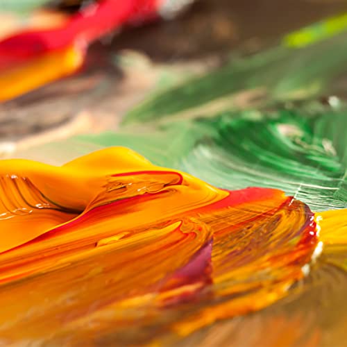 LIGHTWISH Oil Paints, Learning Oil Painting Set, 24 Colors x 12ml, Richly Pigmented Oil-Based Paints for Canvas Painting, Non-Toxic for Beginners, Stu