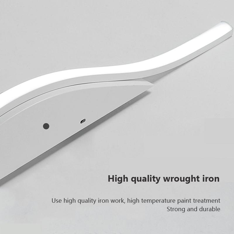 Modern Creative LED Wall Lamp Bedroom Bedside Lamp Living Room Lamp Background Wall Sconce Staircase Aisle S Shape Wall Lighting