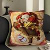FFreak PPierrots Circus Cushion Cover Pillow Cover Decor Pillowcase Printed Cushion Case For Couch