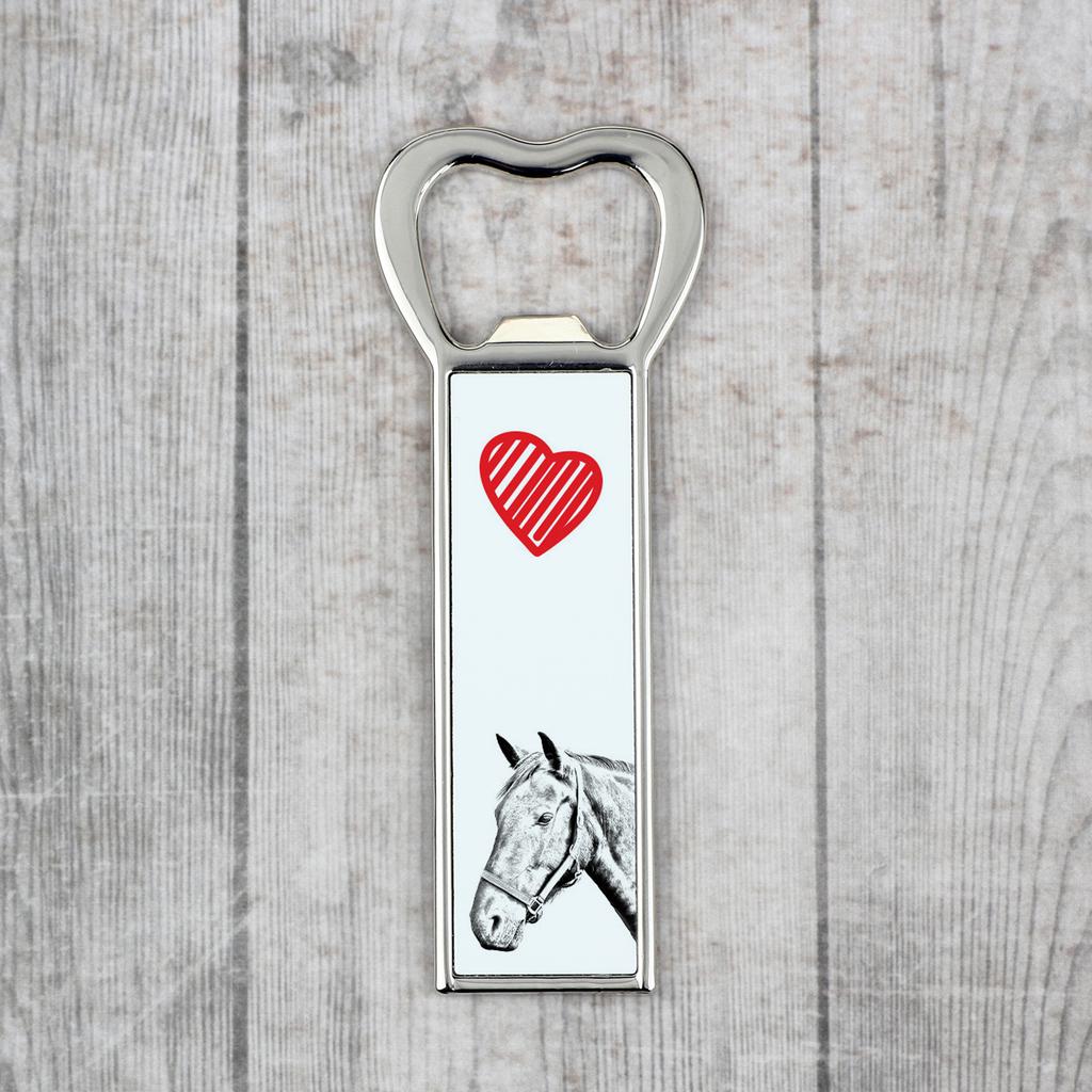Warmblood Duński - Otwieracz Do Butelek Z Koniem, Personalizowany Otwieracz Na Lodówkę, Wyjątkowy Upominek Dla Mężczyzny Marki Art-Dog