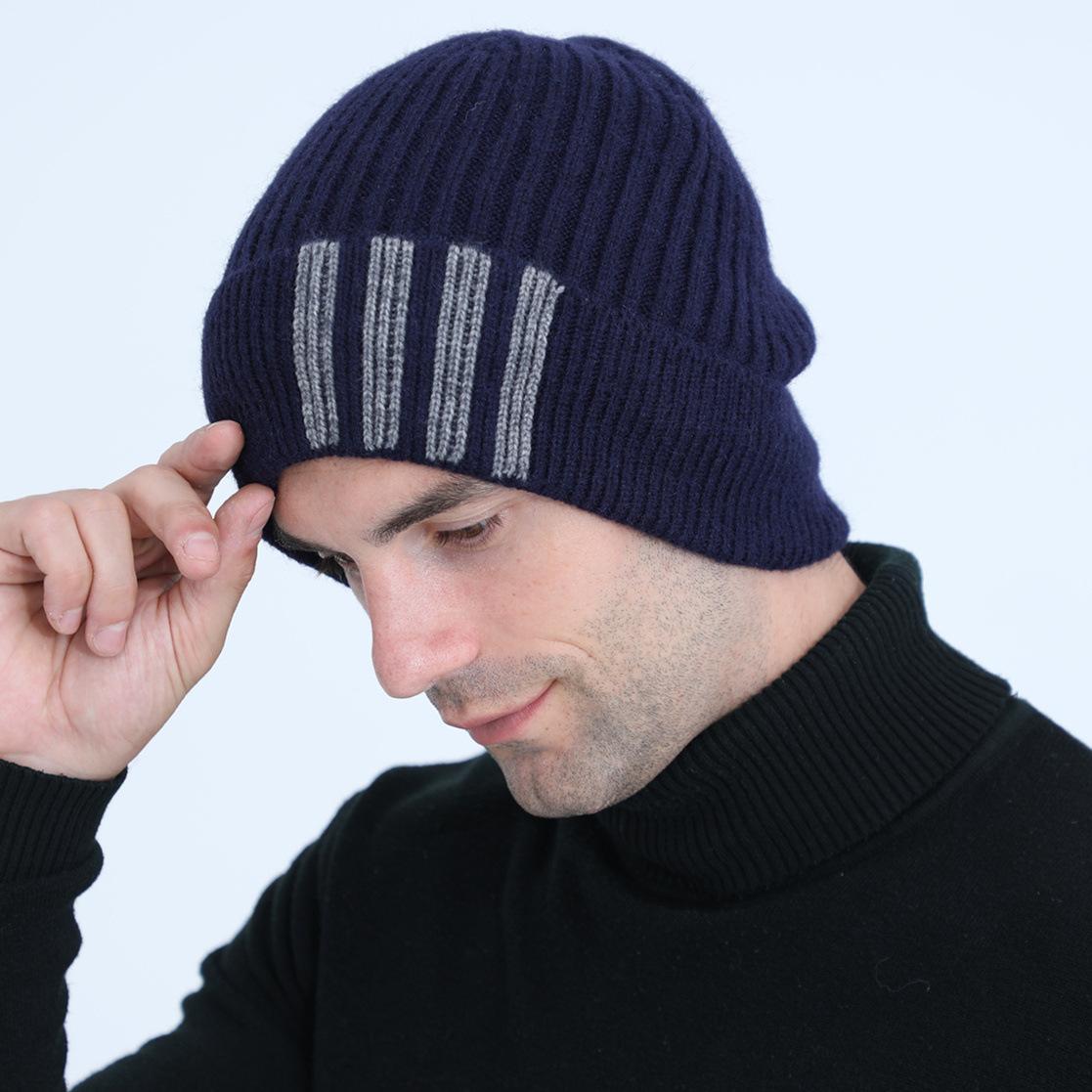 Модный мужской новый плюс флисовый вязаный пуловер — фото 5