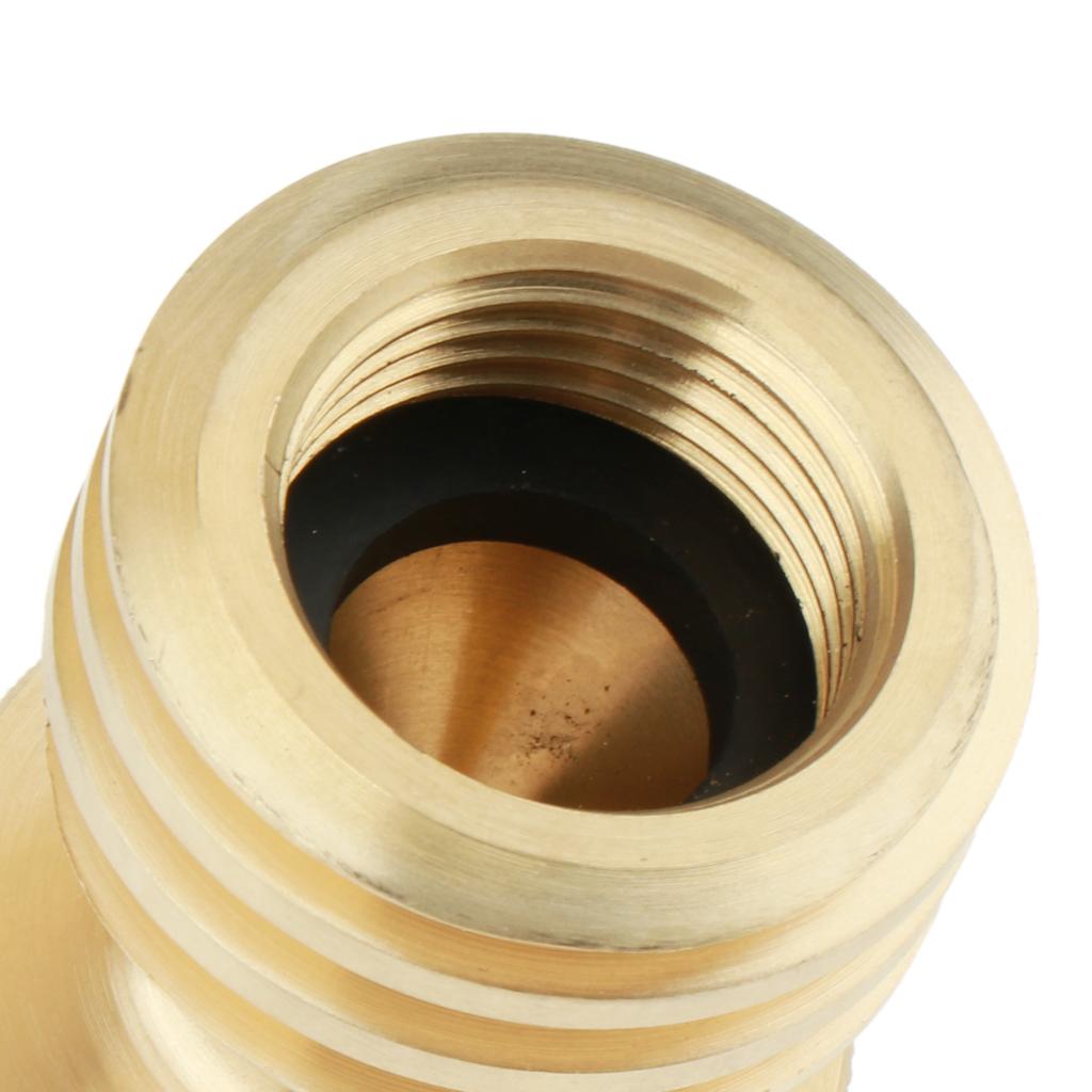 Universal Brass LP Gas Steel Bottle Tank Adapter Converter Connector