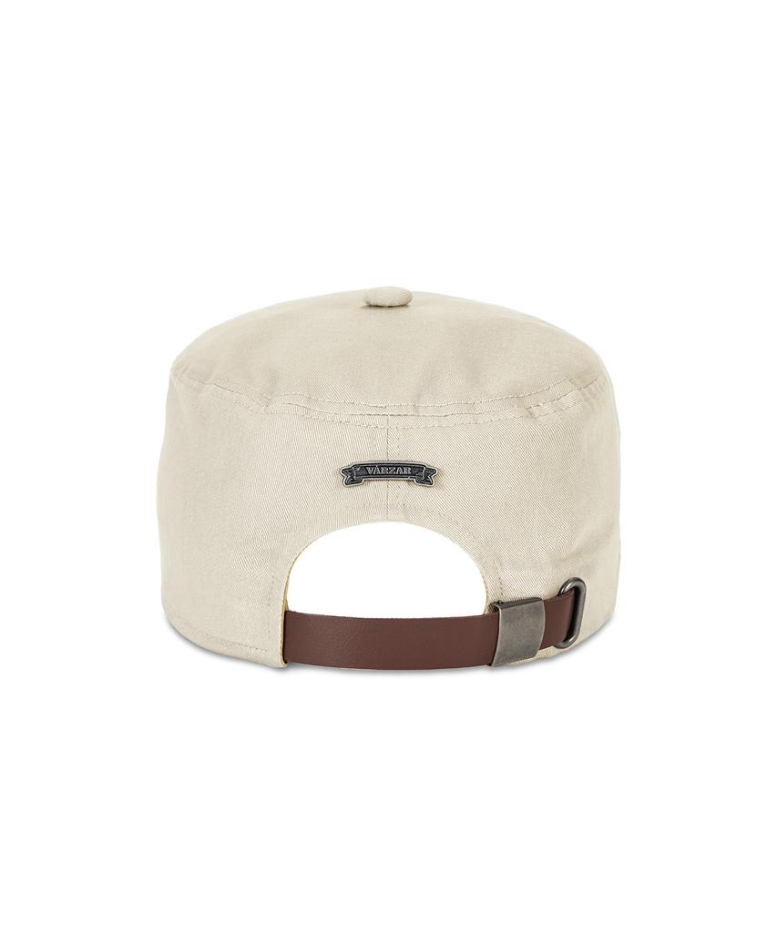 Bajal Chain Flow Vz Pillbox Cap Beige