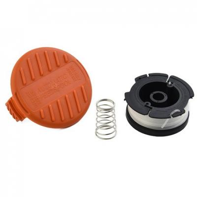 2 Pcs Line Spools & Trimmer Line Cover Kits For Black & Decker String Trimmer
