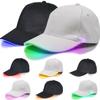 LED Baseball Lys Caps Lysende Partyhatt Klubb Hip Hop Mote Glød Blink Reise