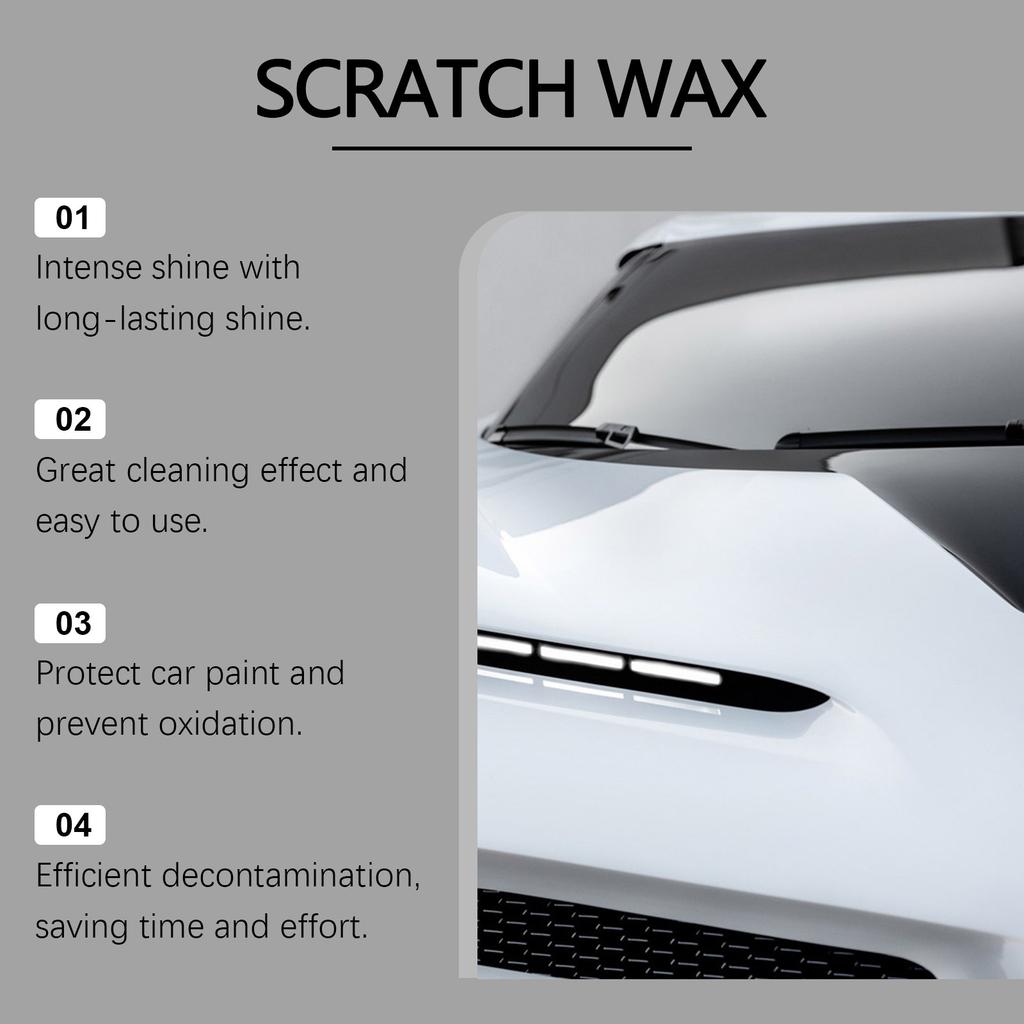 Car Scratch Wax, Car Paint Polishing And Waxing, Paint Surface Scratch And Restoration Wax