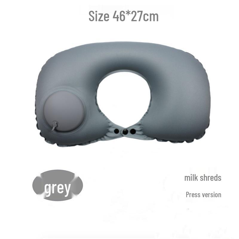 Inflatable U-Shaped Neck Pillow for Travel and Outdoor Use