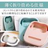 Foot bath bucket with loosens the soles of your can hold your smartphone [granny] lid, foldable, compact, feet, relaxes, (green)