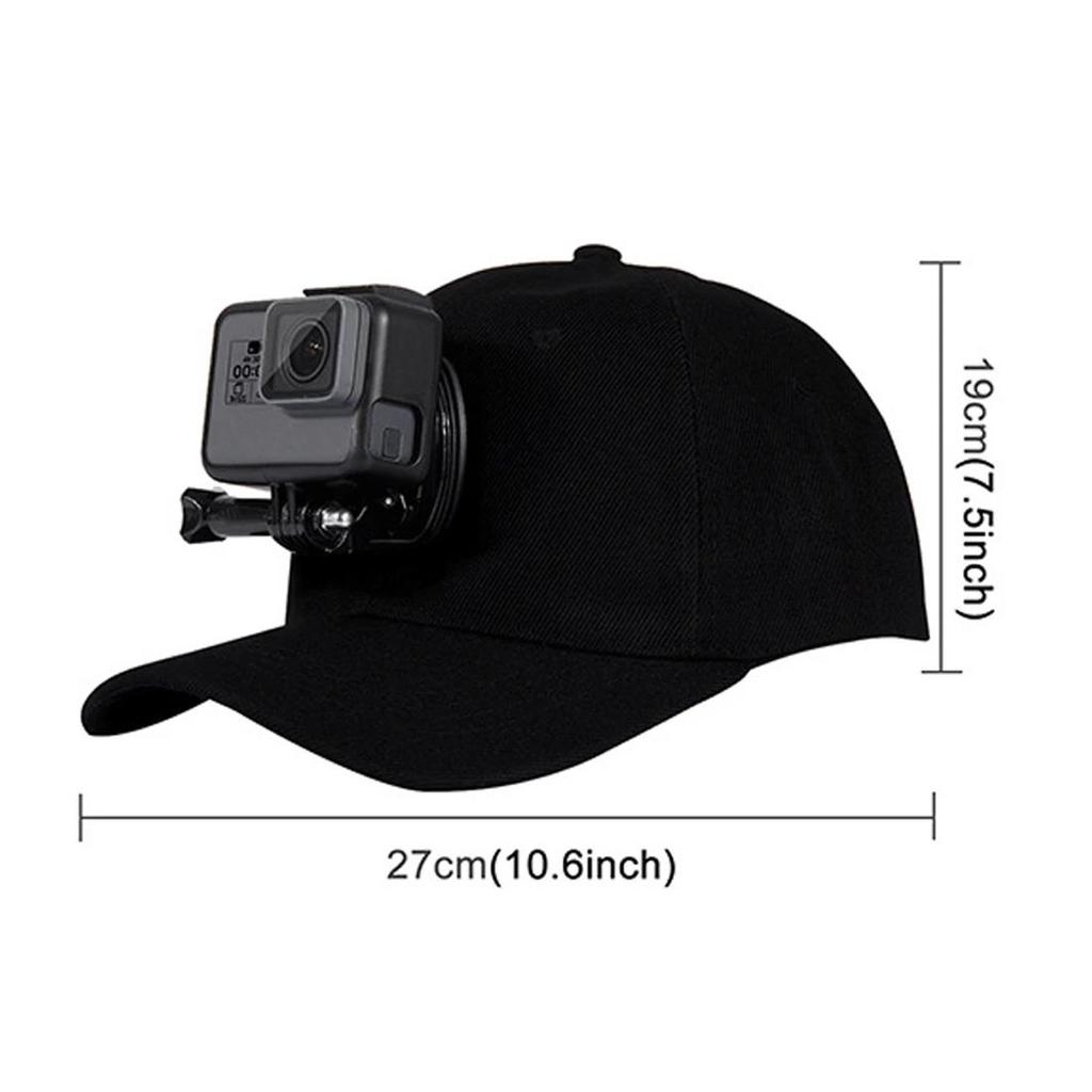 Adjustable Canvas Sun Hat Cap Visor For Gopro Hero 12 11 10 9 8 7 Insta360 X3 Dji Osmo Yi 4k Action Camera Anti Glare Shade Outdoor Sports Accessories