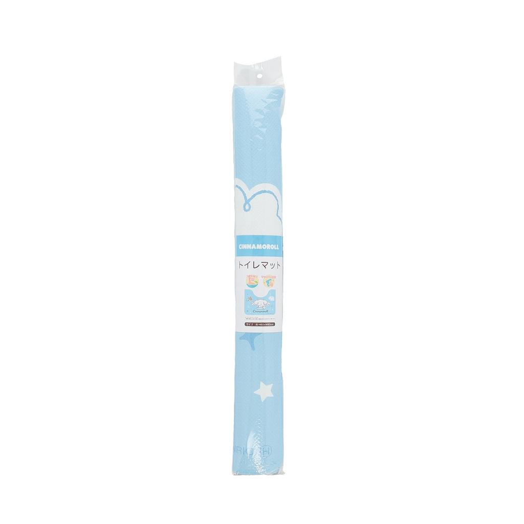 Marushin Sanrio Cinnamoroll Lazy Cinnamon Toilet 3795020700 Mat, Wipeable, Water-Repellent, Non-Slip, PVC,