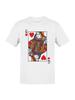 Queen of Hearts Playing Card Men's T-shirt