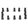 12 Pcs Plastic Long Head Rod Cap Protector Shock Absorption Walking Cane Tips  Protectors  Hiking