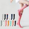 Sports Muscle Compression Socks for Women's Fitness Running Skipping Rope Pressure Calf Socks Thin Breathable Long Tube Socks
