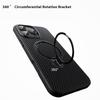 For iPhone 16 Pro Max Case Compatible with MagSafe Kickstand Carbon Fiber Texture PC + TPU Back Cover