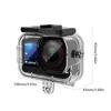 Waterproof Housing For Action 6 Camera Diving Case Defense Scratch Resistant Cover 2Cold Shoe Slot Interfaces