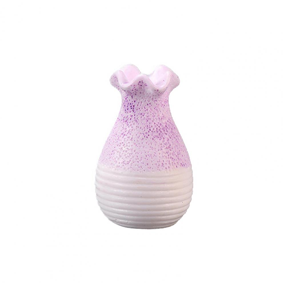 Fashionable Handmade Vase Model Resin Miniature Vase Lightweight Wear-resistant Plant Miniature Vase