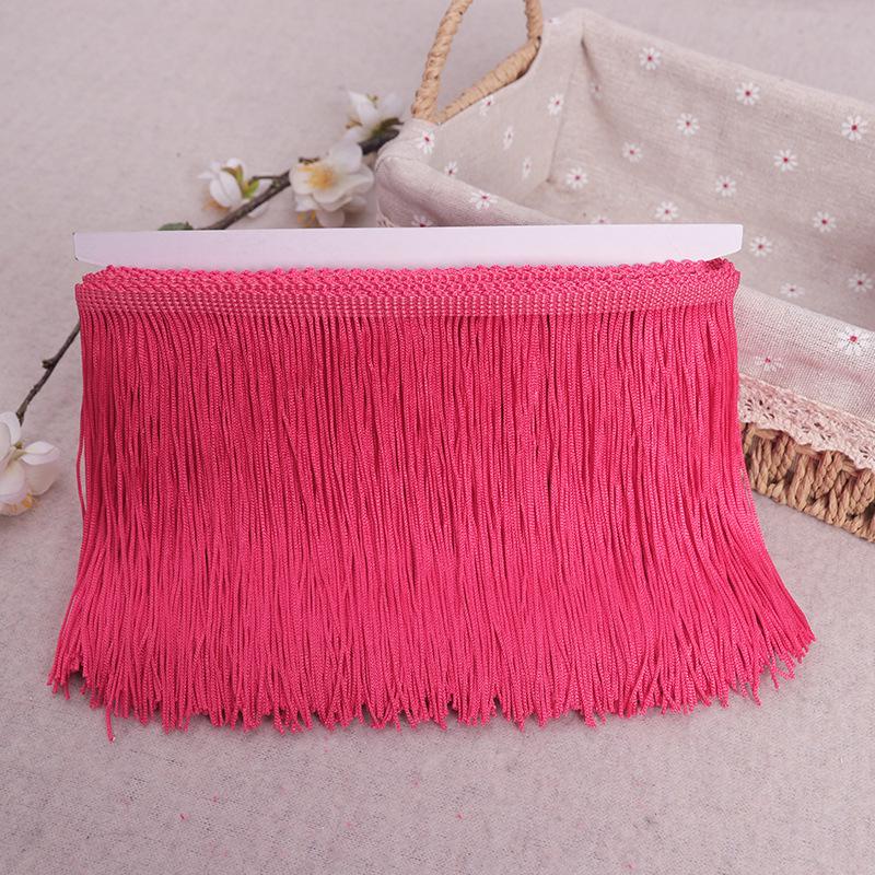 Polyester Fringe Tassel Trim (10-20cm) for Stage Costumes, Curtains, Carpets, and Lace Decorations