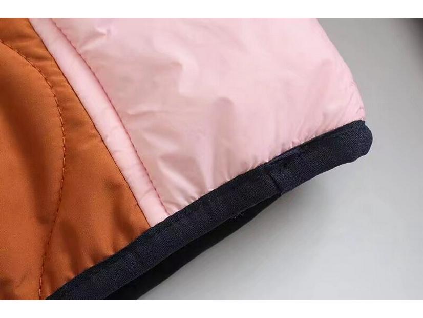 European & American Women's Fashion Fleece-Spliced Short Jacket