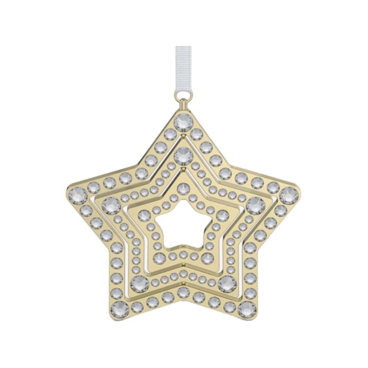 Swarovski Holiday Magic Star Design Crystal Pendant Unisex pendant Gold 5655938 Box (Random Color)