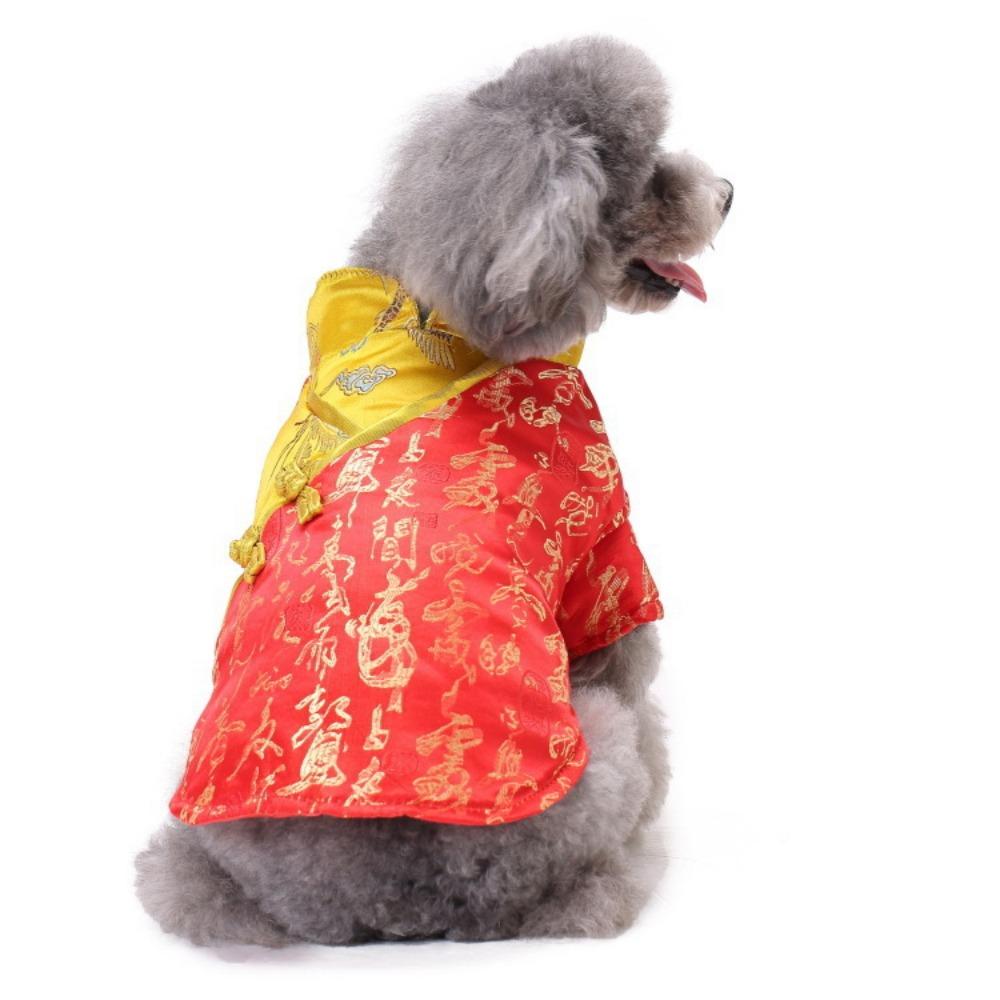 Tang suit pet clothes new Chinese groom wedding clothes cat dog universal wedding festive pet clothes