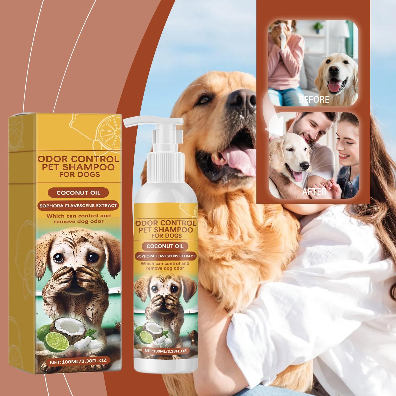 

Шампунь для удаления шерсти у собак подходит для всех собак, уменьшает чрезмерное выпадение шерсти, сохраняет шерсть здоровой и является мягким 100 мл