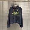 Oversized Y2K Streetwear Hooded Zip-Up Sweatshirt Teens Unisex Cotton Graphic Pullover Fall