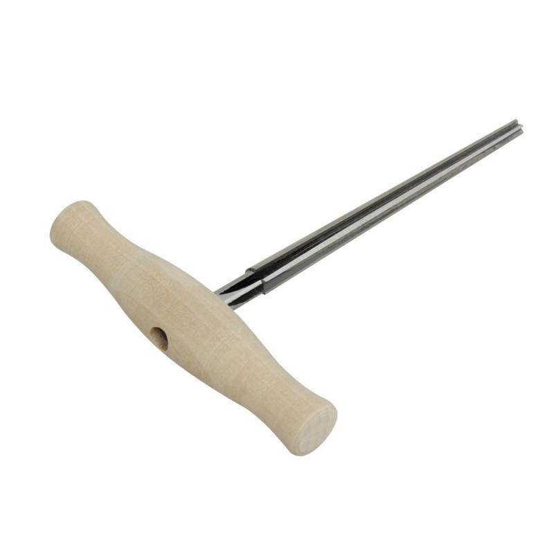 Violin Reamer with Wooden Handle Violin Peg Hole Reamer Violin Making Tools Metal Violin Making Gadget Viola Peg Reamer