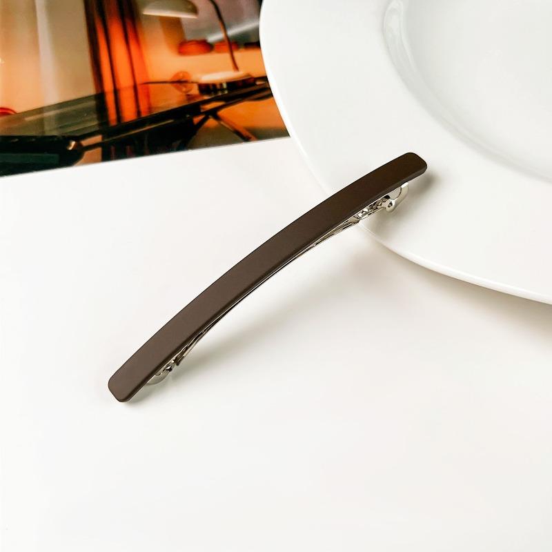 Jednoduchá matná rovná sponka do vlasů Všestranné ofiny Boční sponky do vlasů Vlny Pružinové sponky a Vlasové doplňky