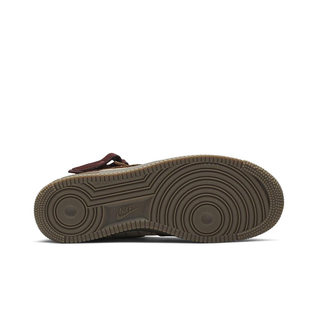 Nike Air Force 1 Mid '07 LV8 'Gum Dark Brown' (Unisex) Gum Dark Brown / Bronze Eclipse / Light British Tan / Noble Red Skateboard Shoes CT1206 900