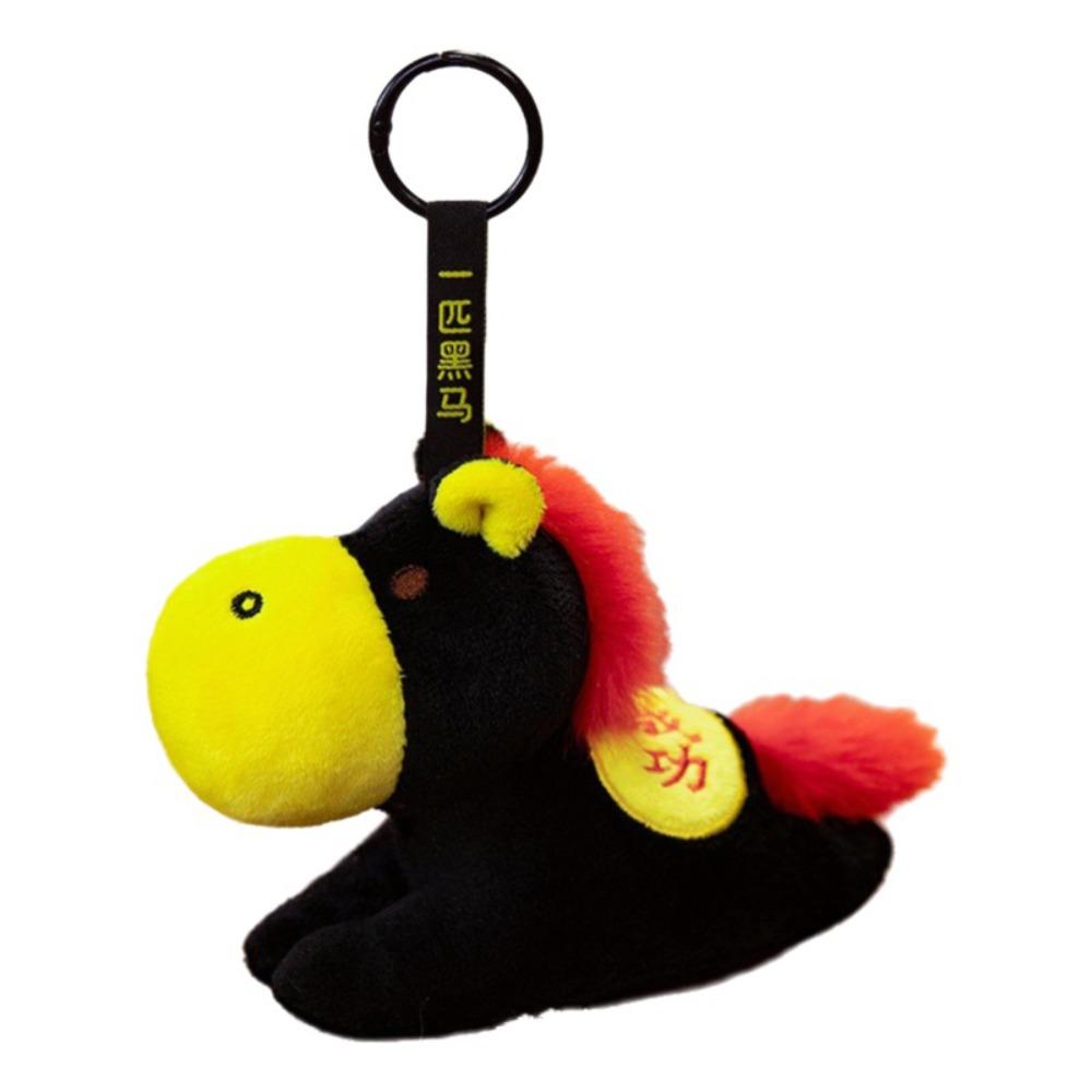 Hanging Pony Pendant Mascot Plush Horse Doll Pendant Plush Horse Keychain  Year of The Horse