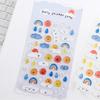 Korean Import BONITO Kawaii Cloud Sun Rain Weather Stickers PVC Scrapbooking Diy Journal Stationery Sticker Gift